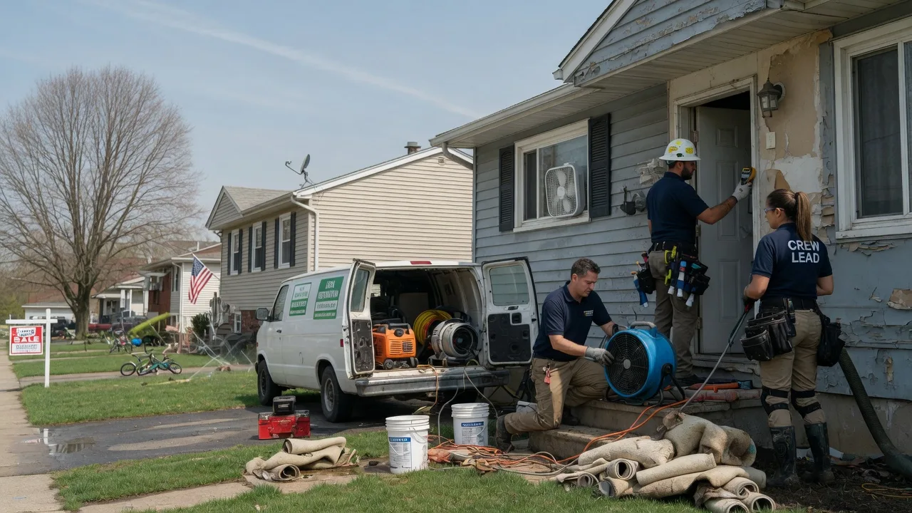 Flood Cleanup in Sycamore, PA near me